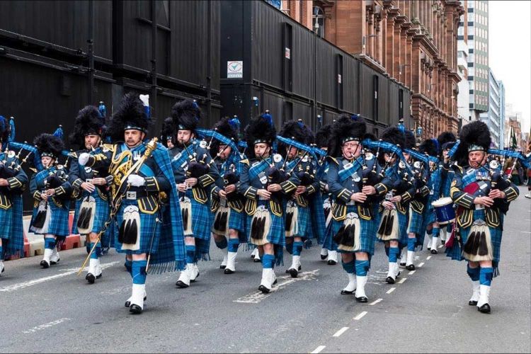 Pipes and Drums of the Royal Air Force, Grossbritannien 