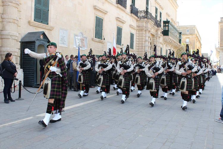 Marsa Scouts Pipes & Drums, Malta 