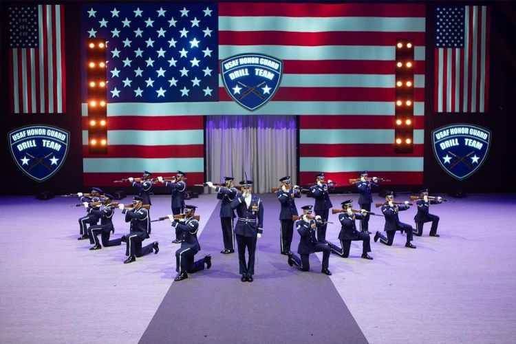 The United States Air Force Honor Guard, U.S.A. 