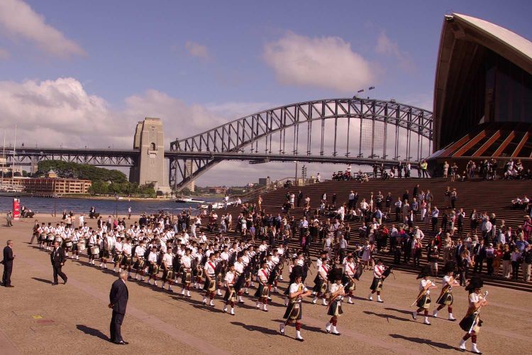 Scotch College Pipe Band, Australien